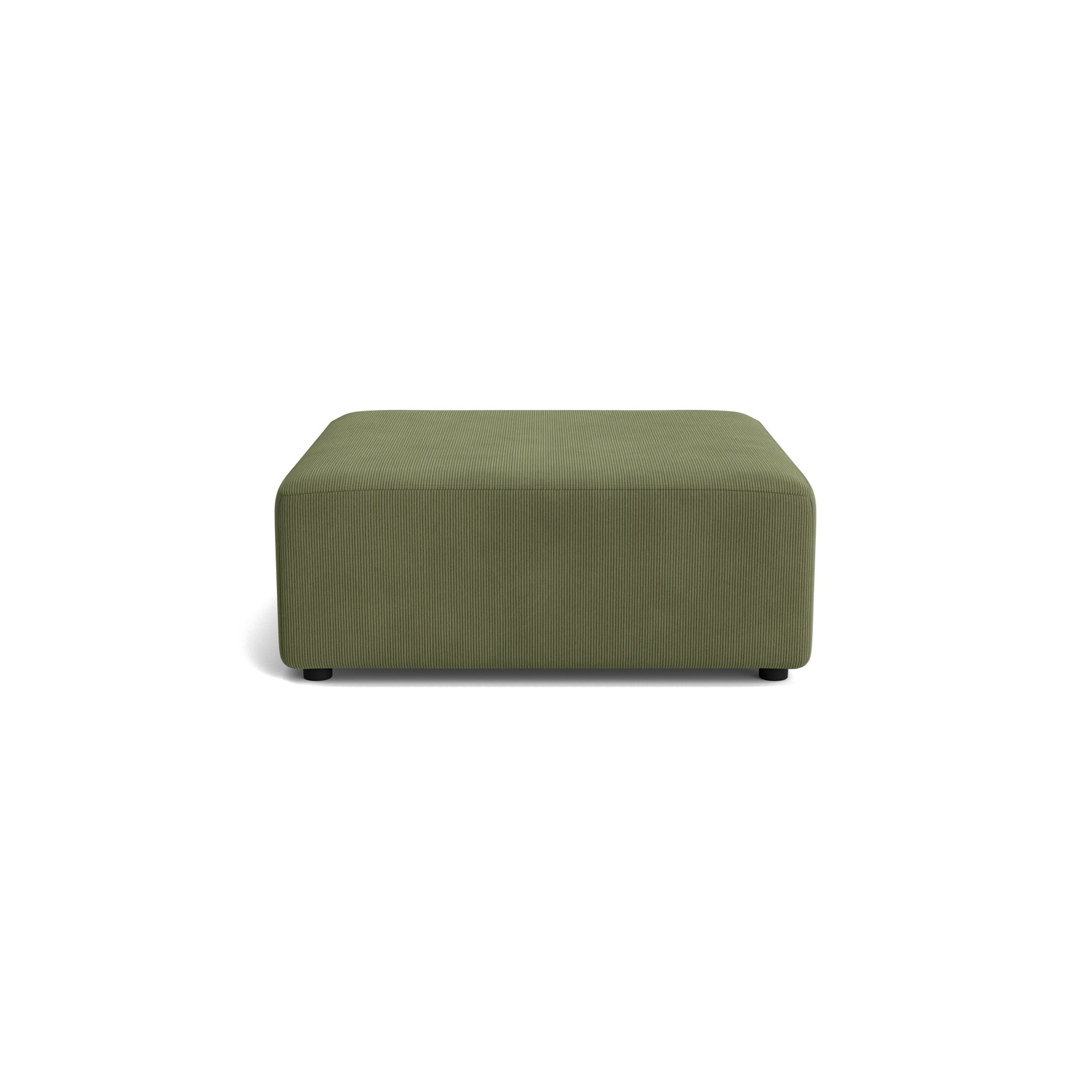 Stretch Ottoman - Corduroy Forest gallery detail image