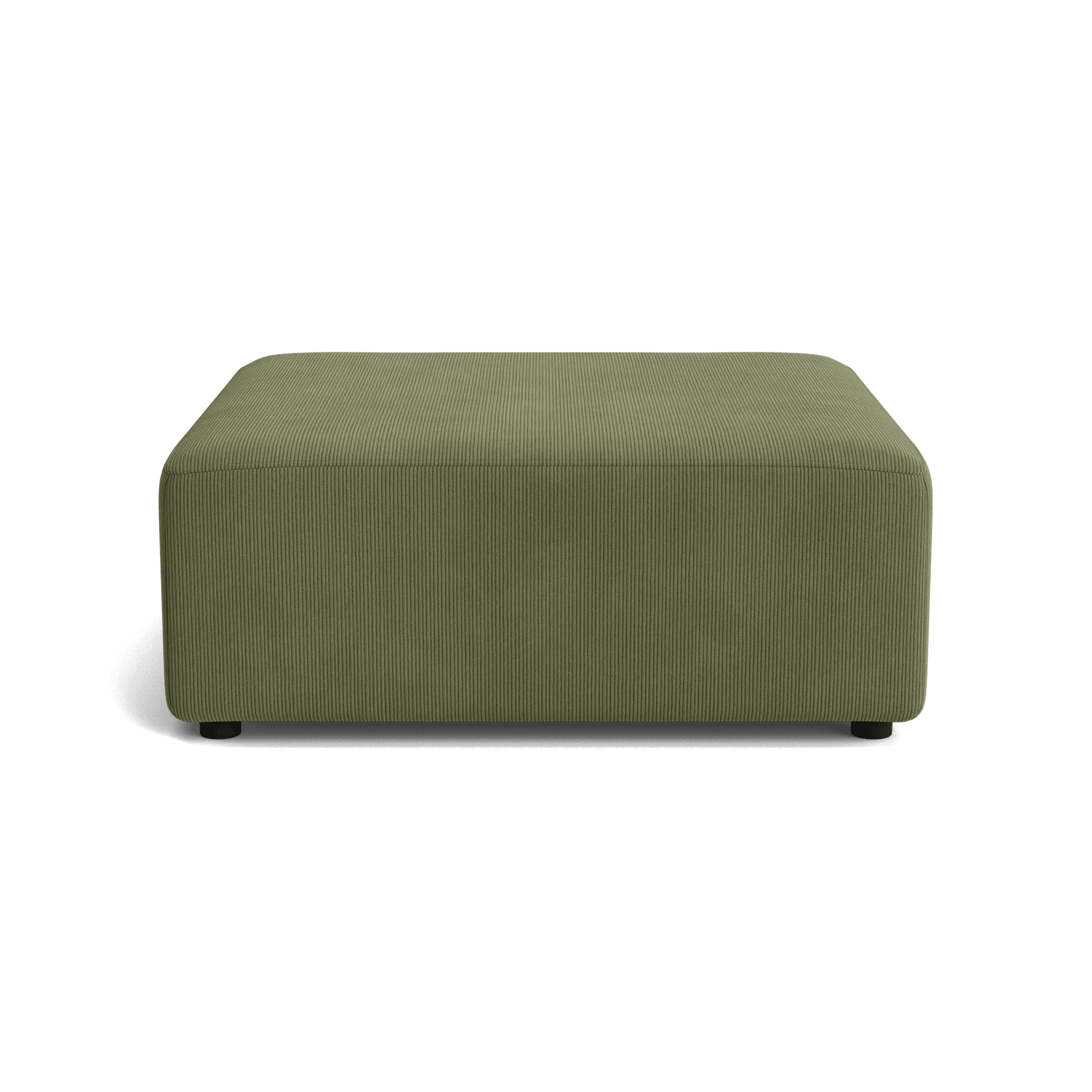 Stretch Ottoman - Corduroy Forest gallery detail image