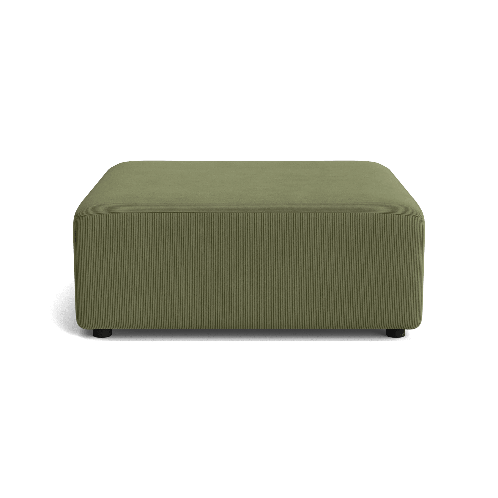 Stretch Ottoman - Corduroy Forest gallery detail image