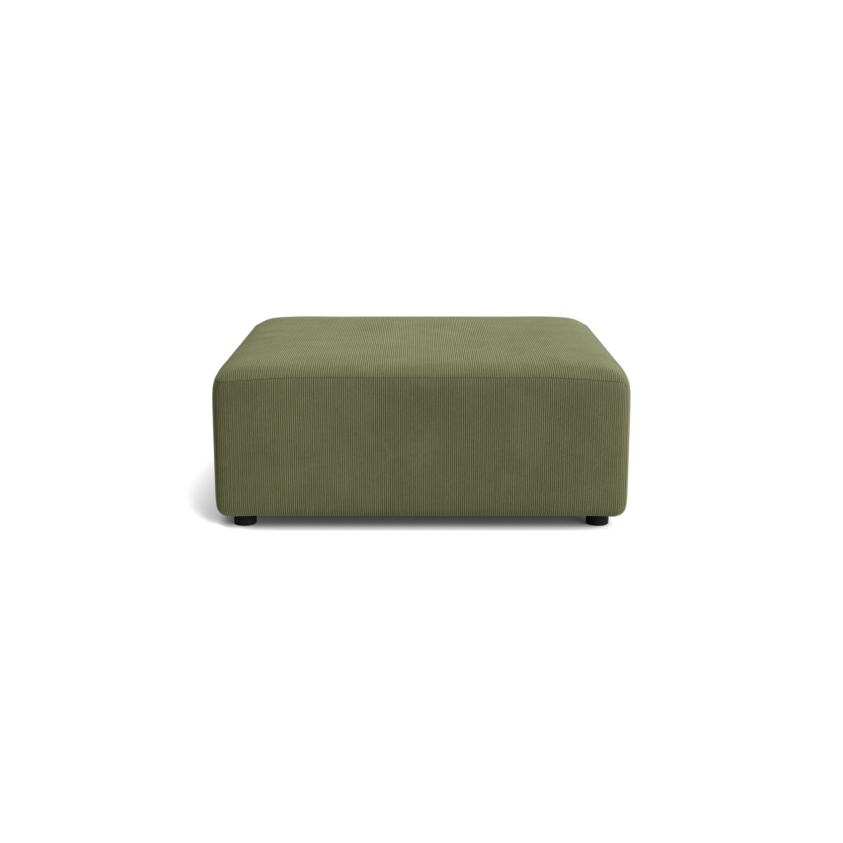 Stretch Ottoman - Corduroy Forest gallery detail image