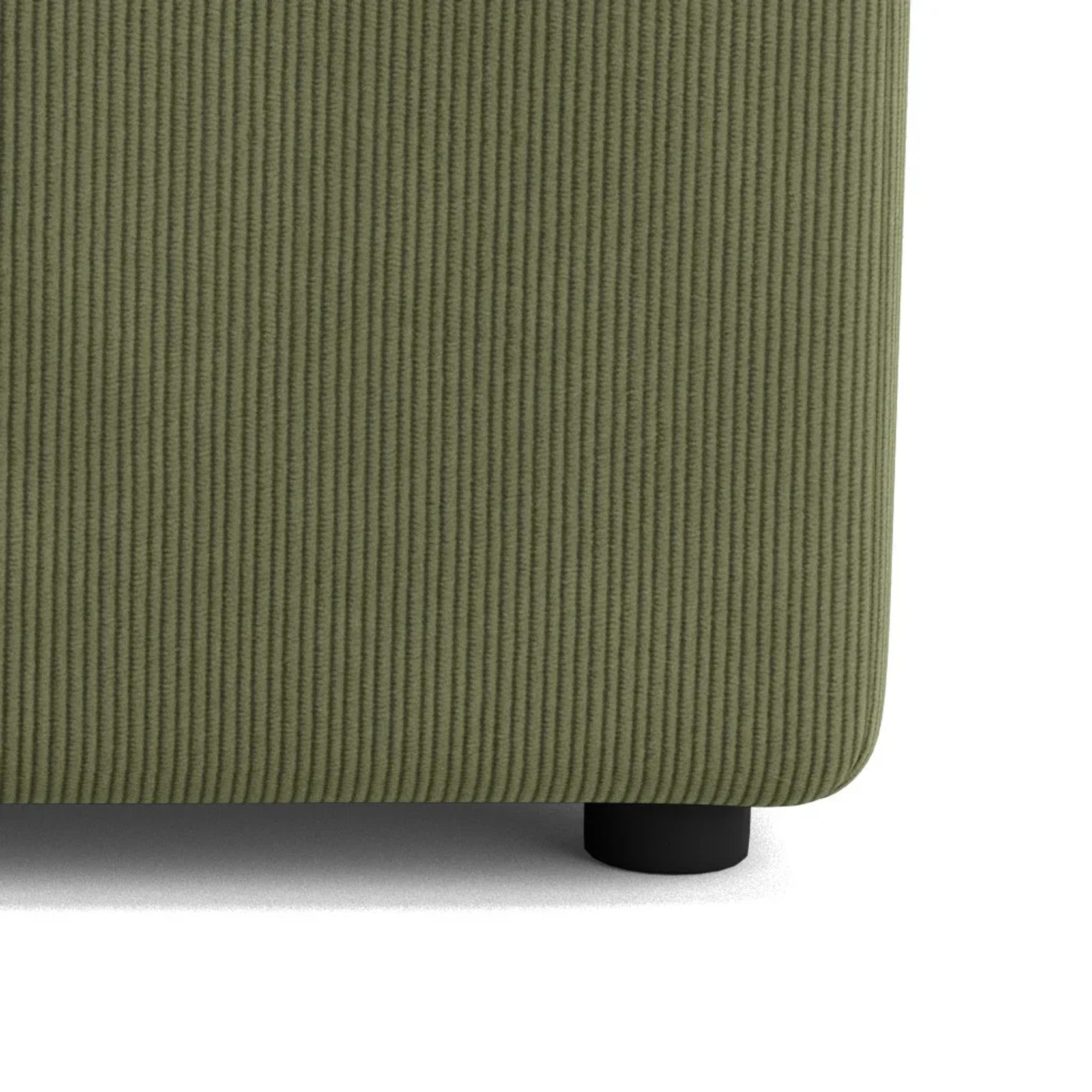 Stretch Ottoman - Corduroy Forest gallery detail image