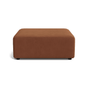 Stretch Ottoman - Corduroy Cocoa gallery detail image