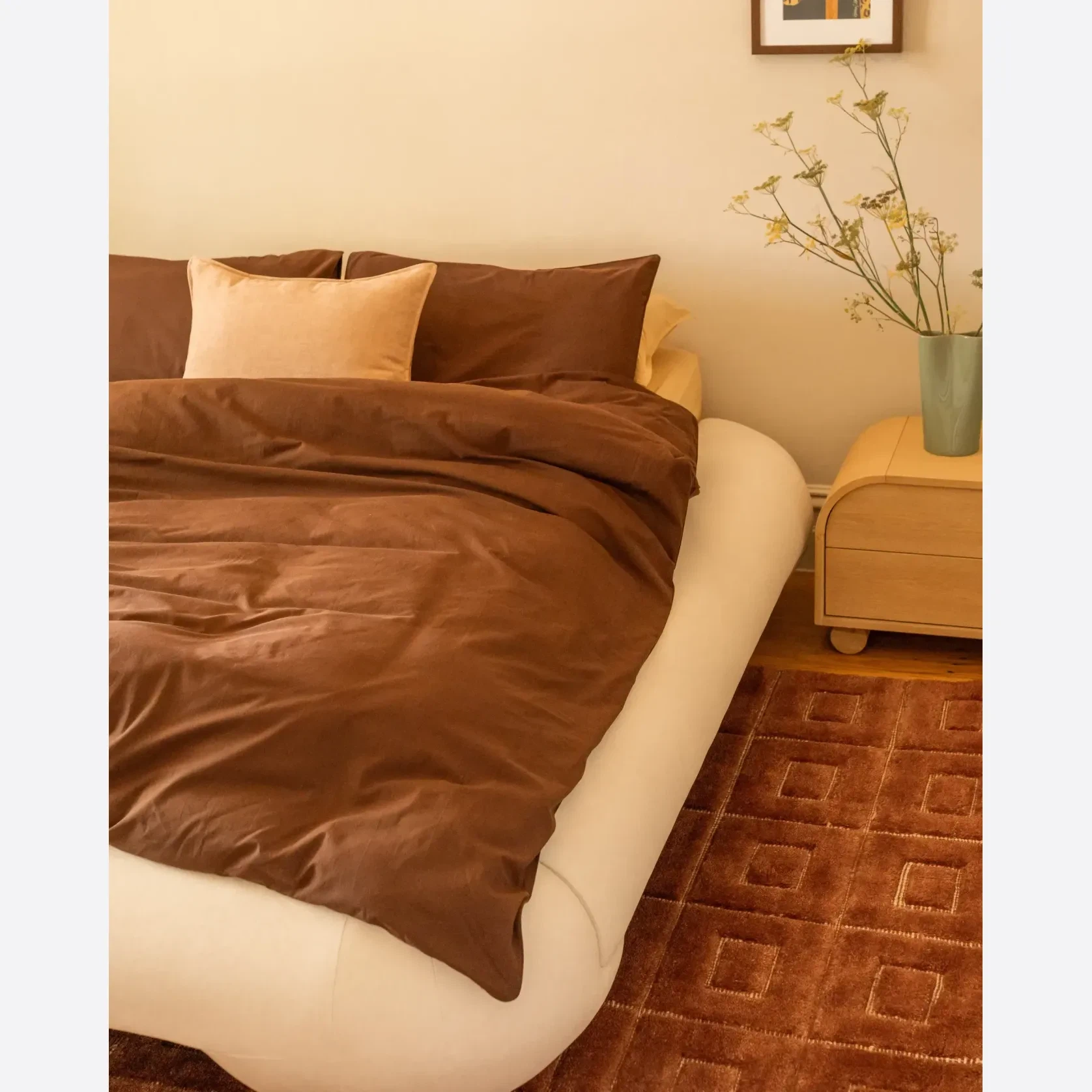 Lune King Bed - Eden Ecru gallery detail image