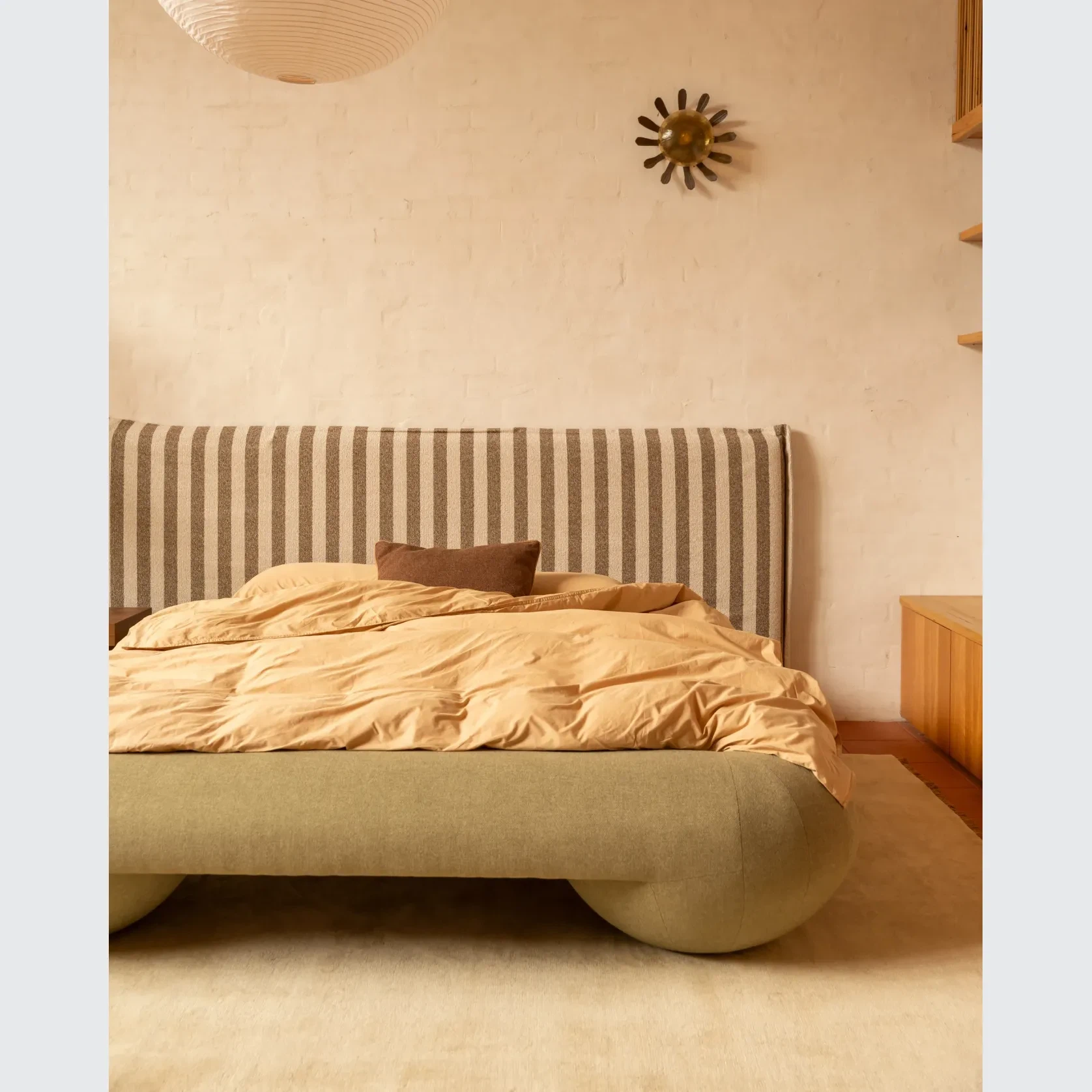 Lune King Bed - Fossil Eucalyptus gallery detail image