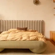 Lune King Bed - Fossil Eucalyptus gallery detail image