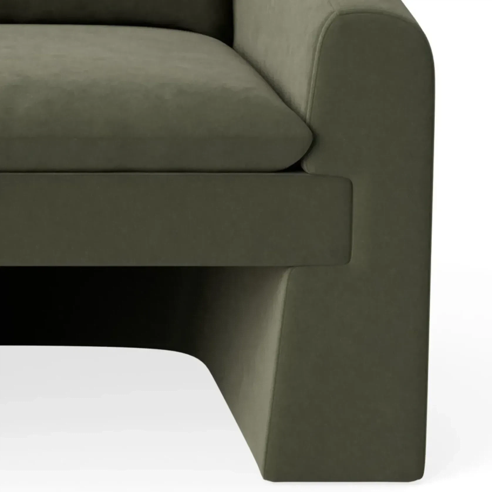Crest Armchair - Eden Leaf gallery detail image