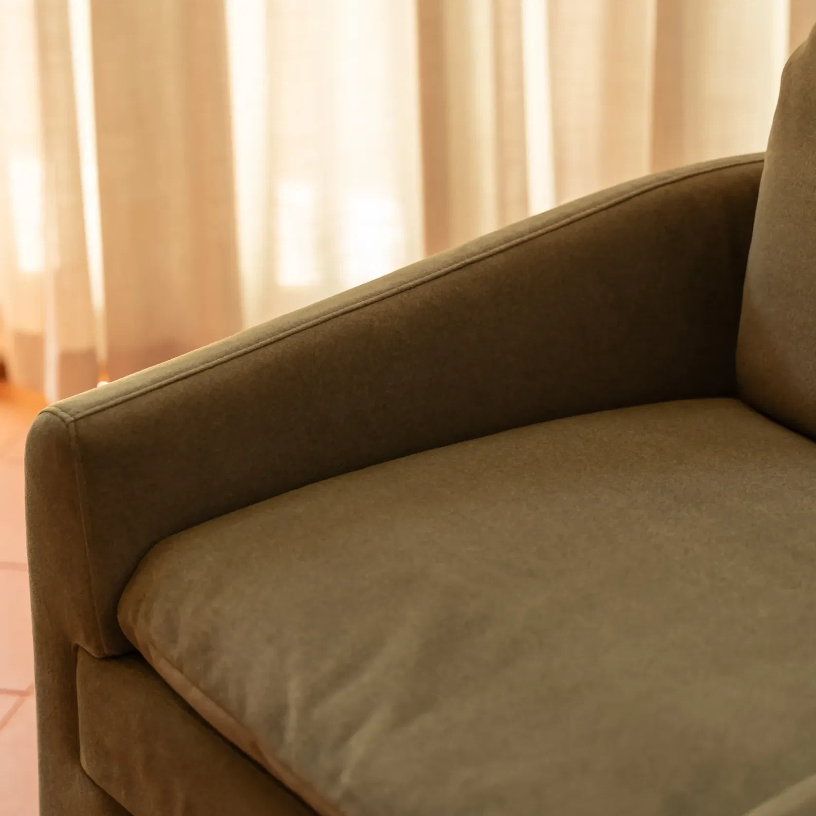 Crest Armchair - Eden Leaf gallery detail image