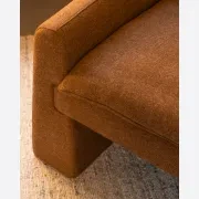 Crest Armchair - Fossil Chocolate gallery detail image