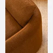 Crest Armchair - Fossil Chocolate gallery detail image