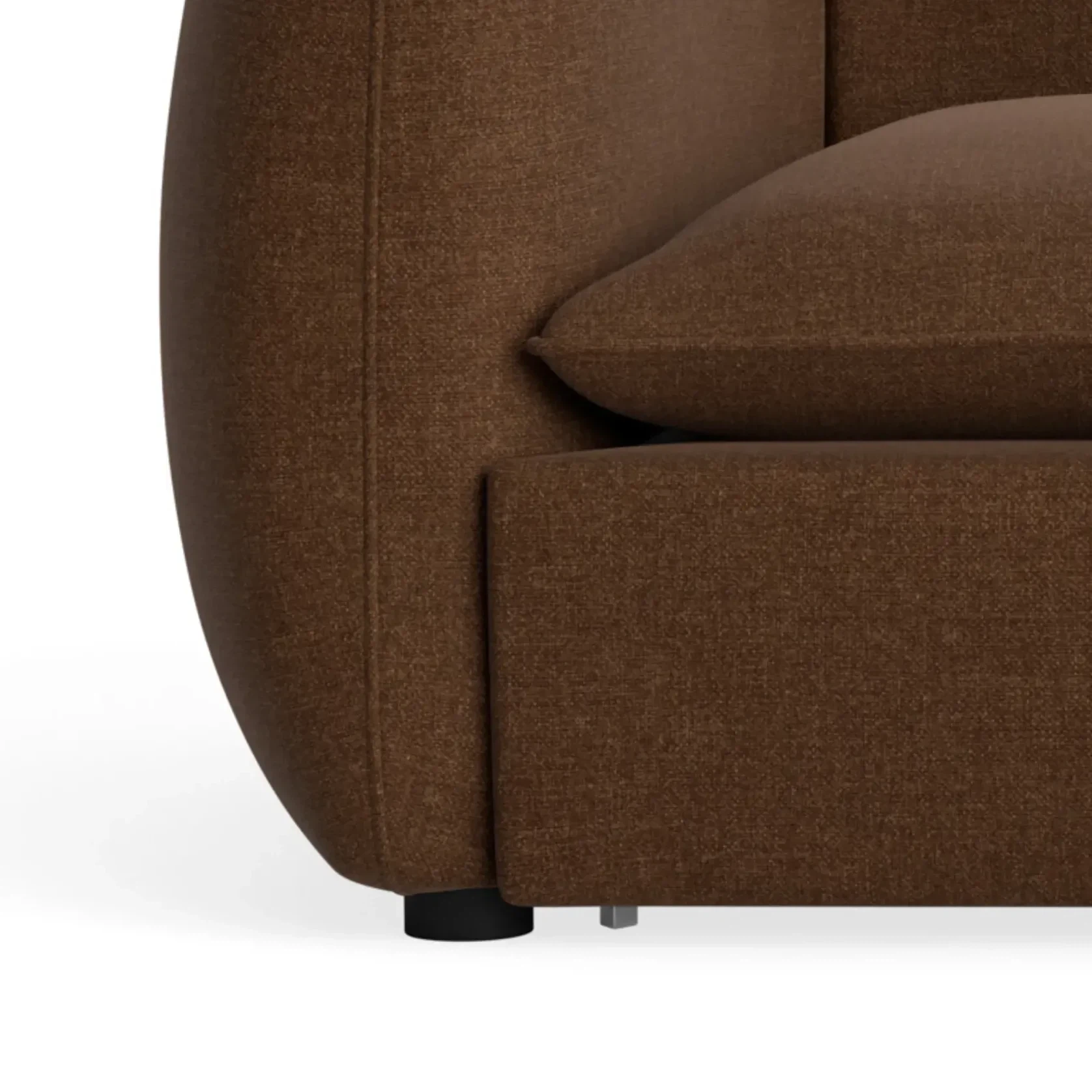 Muro 3 Seater Sofa - Fossil Chocolate gallery detail image