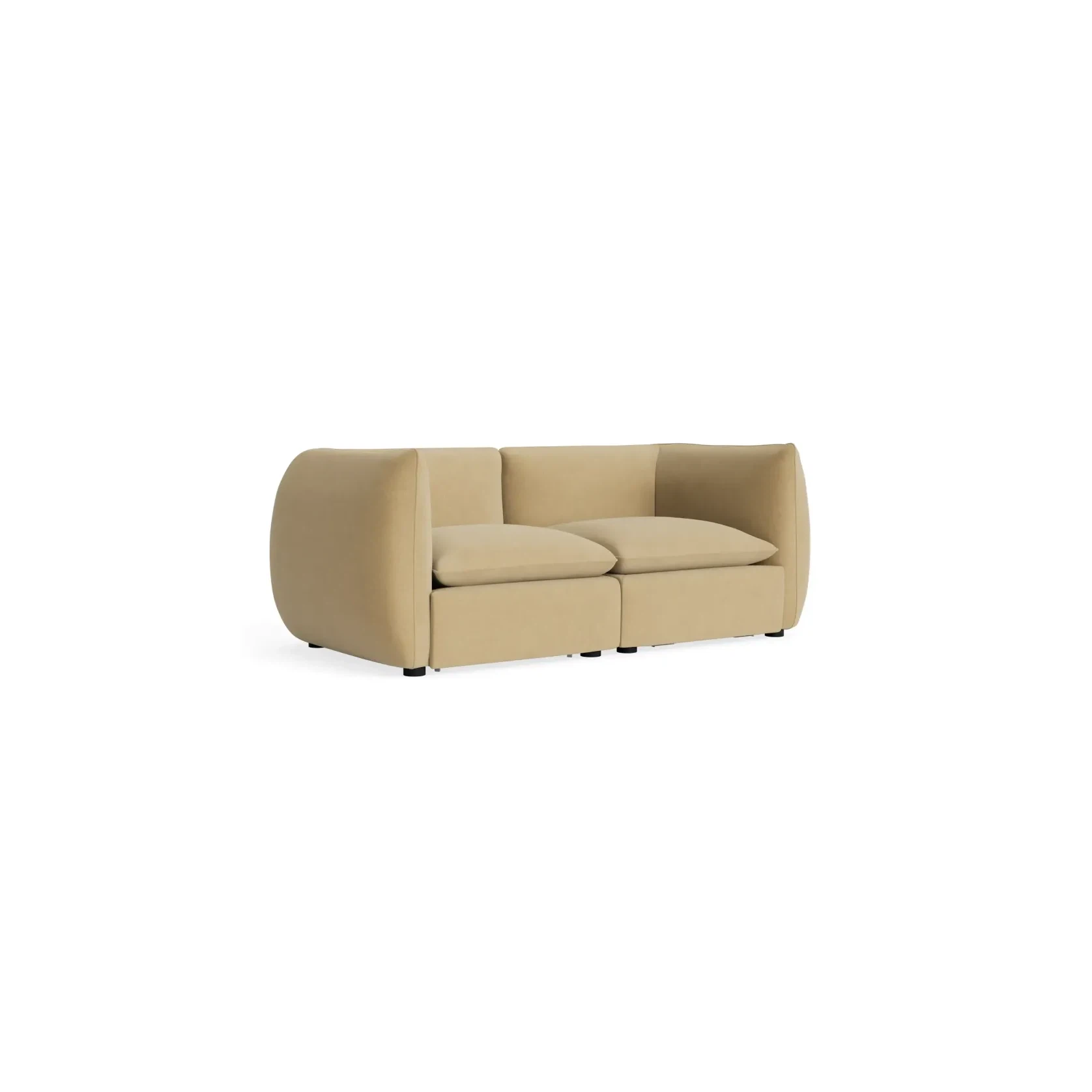 Muro 3 Seater Sofa - Silas Honey gallery detail image