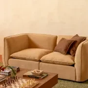 Muro 3 Seater Sofa - Silas Honey gallery detail image
