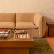 Muro 3 Seater Sofa - Silas Honey gallery detail image