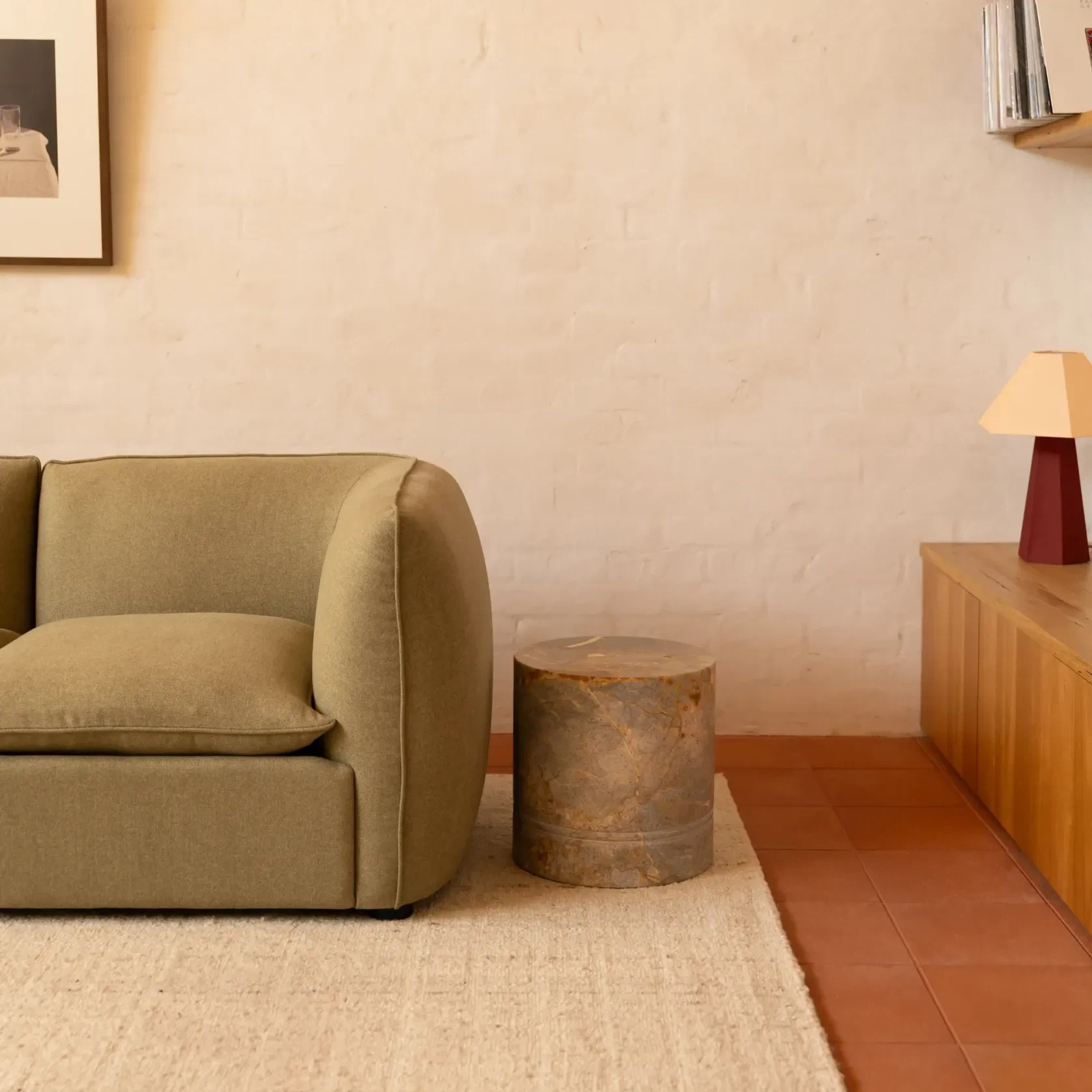 Muro 4 Seater Sofa - Fossil Eucalyptus gallery detail image