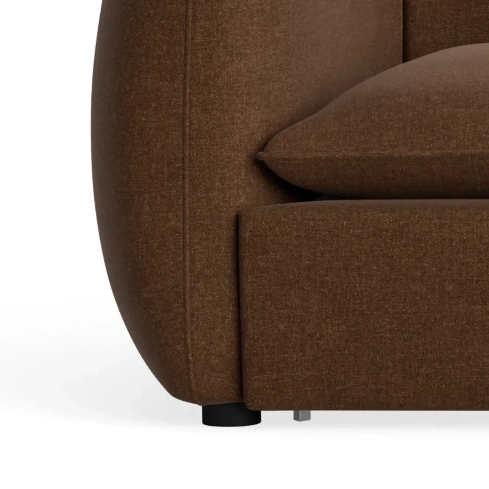 Muro 4 Seater Sofa - Fossil Chocolate gallery detail image