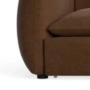 Muro 4 Seater Sofa - Fossil Chocolate gallery detail image