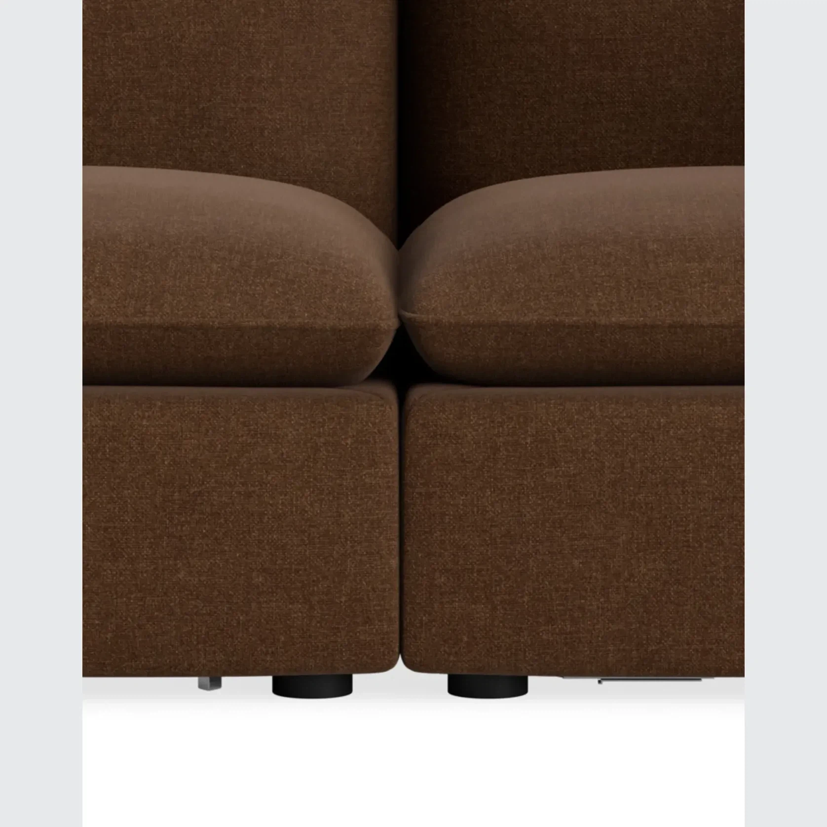 Muro 4 Seater Sofa - Fossil Chocolate gallery detail image
