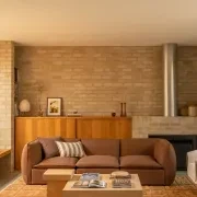 Muro 4 Seater Sofa - Fossil Chocolate gallery detail image
