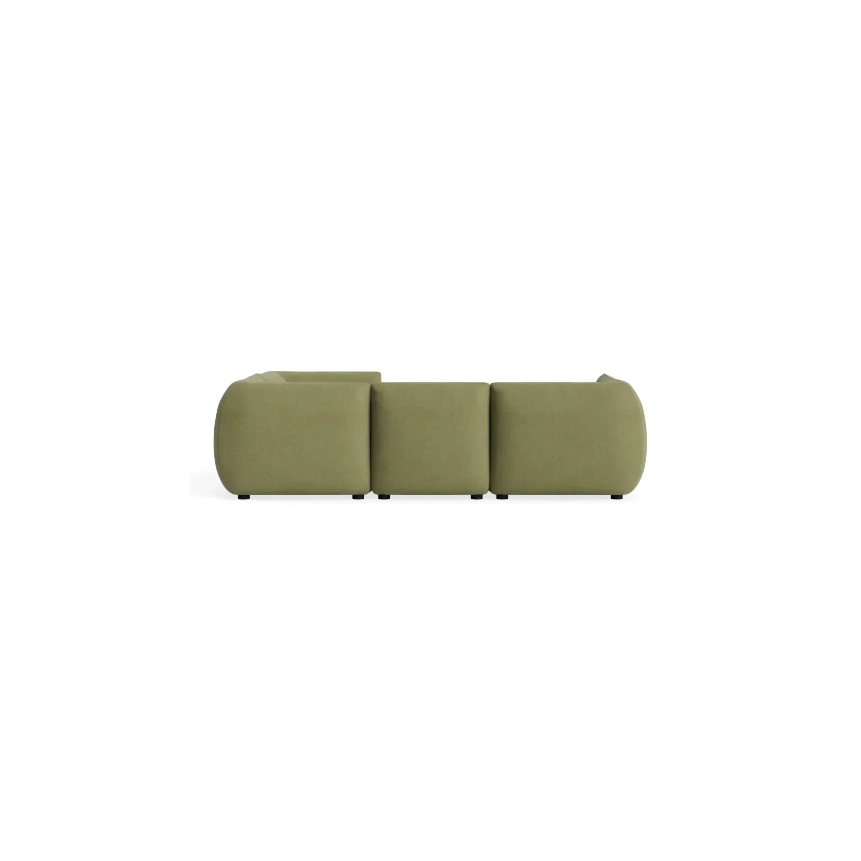 Muro Closed Chaise Sofa - Fossil Eucalyptus gallery detail image