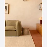 Muro Closed Chaise Sofa - Fossil Eucalyptus gallery detail image