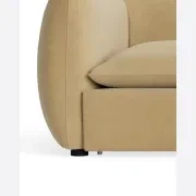 Muro Closed Chaise Sofa - Silas Honey gallery detail image