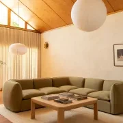 Muro Large Corner Sofa - Fossil Eucalyptus gallery detail image