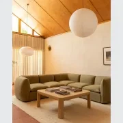 Muro Corner Sofa - Fossil Eucalyptus gallery detail image