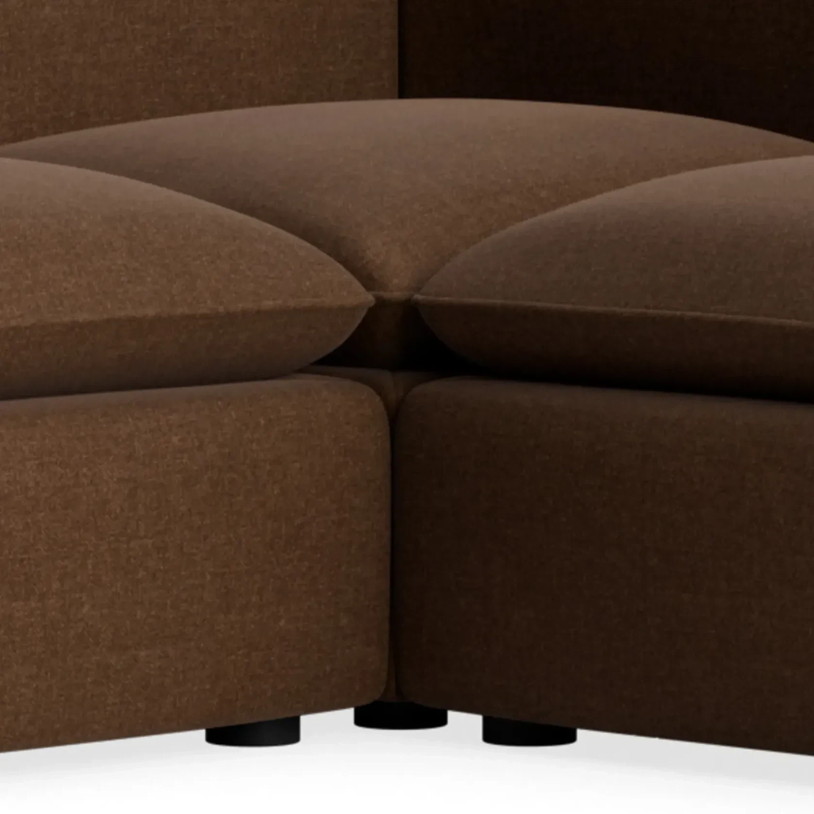 Muro Corner Sofa - Fossil Chocolate gallery detail image