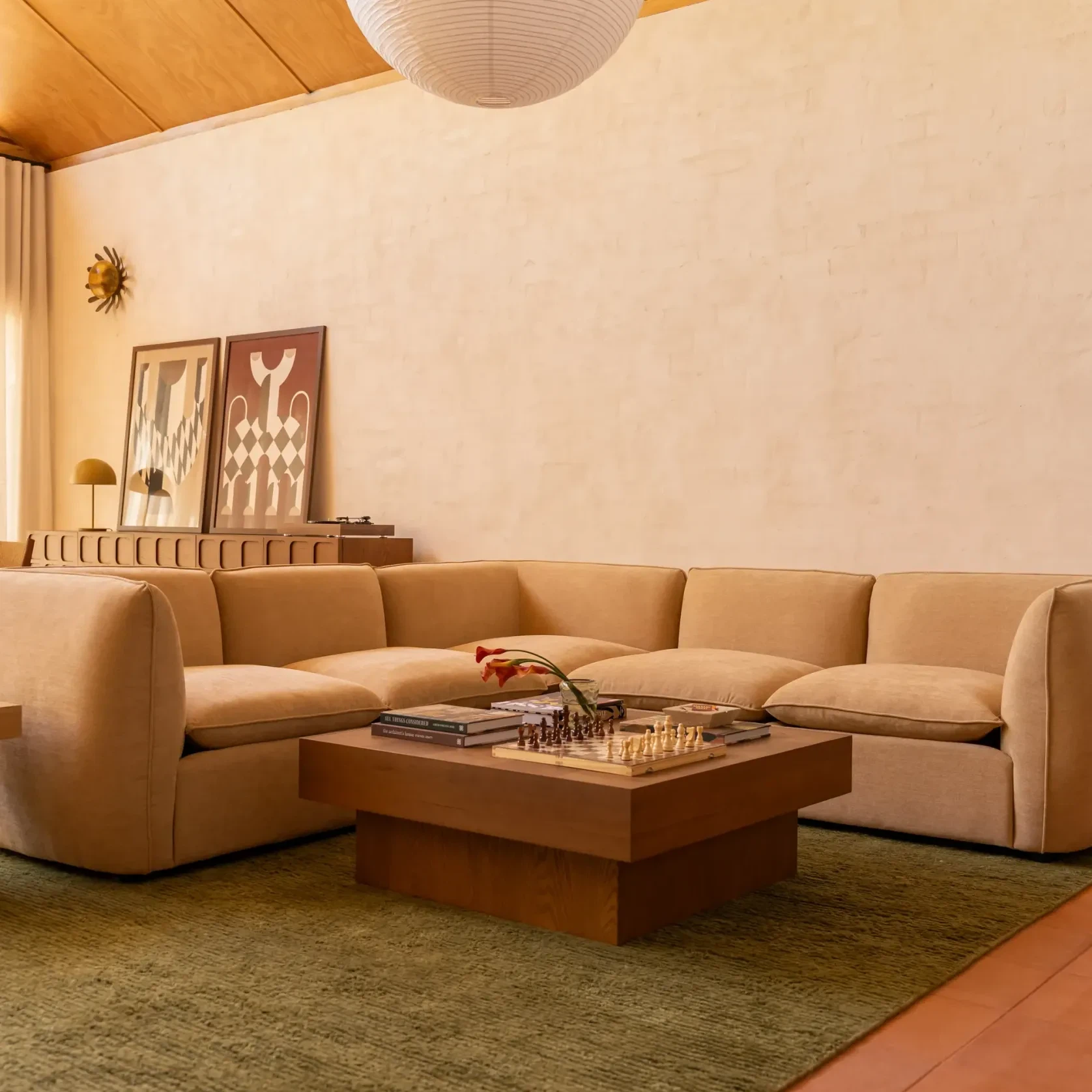 Muro Corner Sofa - Silas Honey gallery detail image