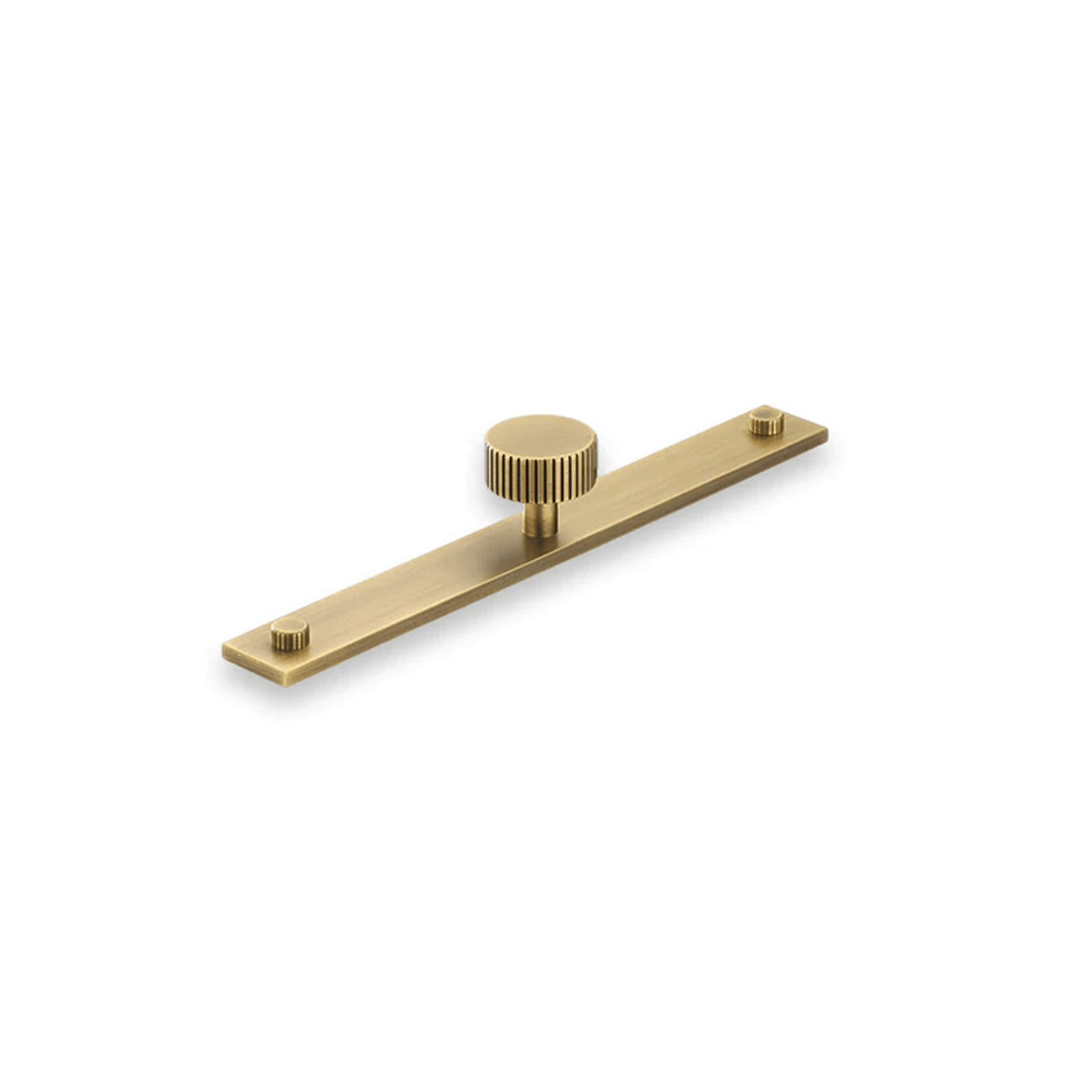 Armac Martin - Mix2 Straight Knurled Knob with Plate gallery detail image