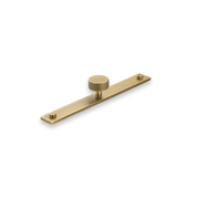 Armac Martin - Mix2 Straight Knurled Knob with Plate gallery detail image
