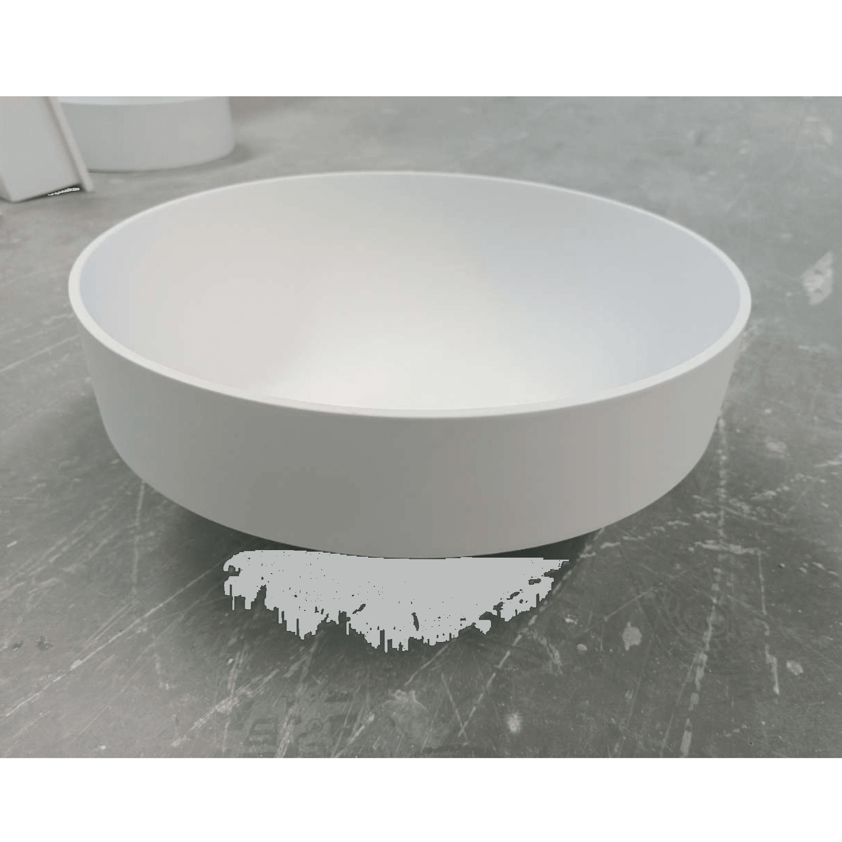 Round Semi-recessed Basin 400mm 'Tui' gallery detail image