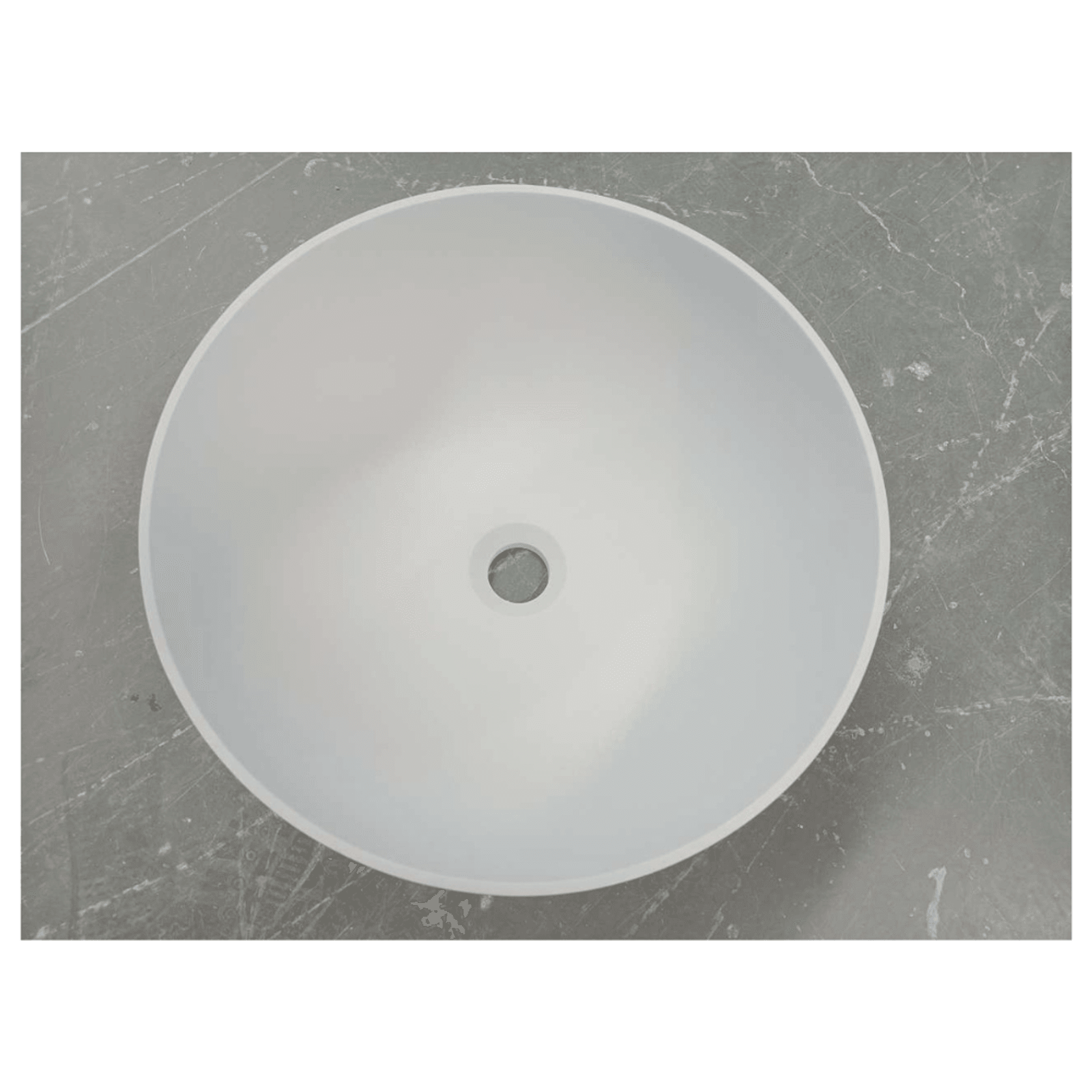 Round Semi-recessed Basin 400mm 'Tui' gallery detail image