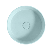 Sol' Powder Blue Concrete 390mm Round Basin gallery detail image