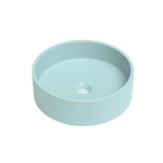 Sol' Powder Blue Concrete 390mm Round Basin gallery detail image