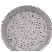 Terrazzo Grey 'Sol' round concrete basin 390mm gallery detail image