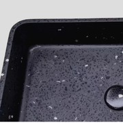 Black Terrazzo 'Altum' Rectangle 500mm Basin gallery detail image