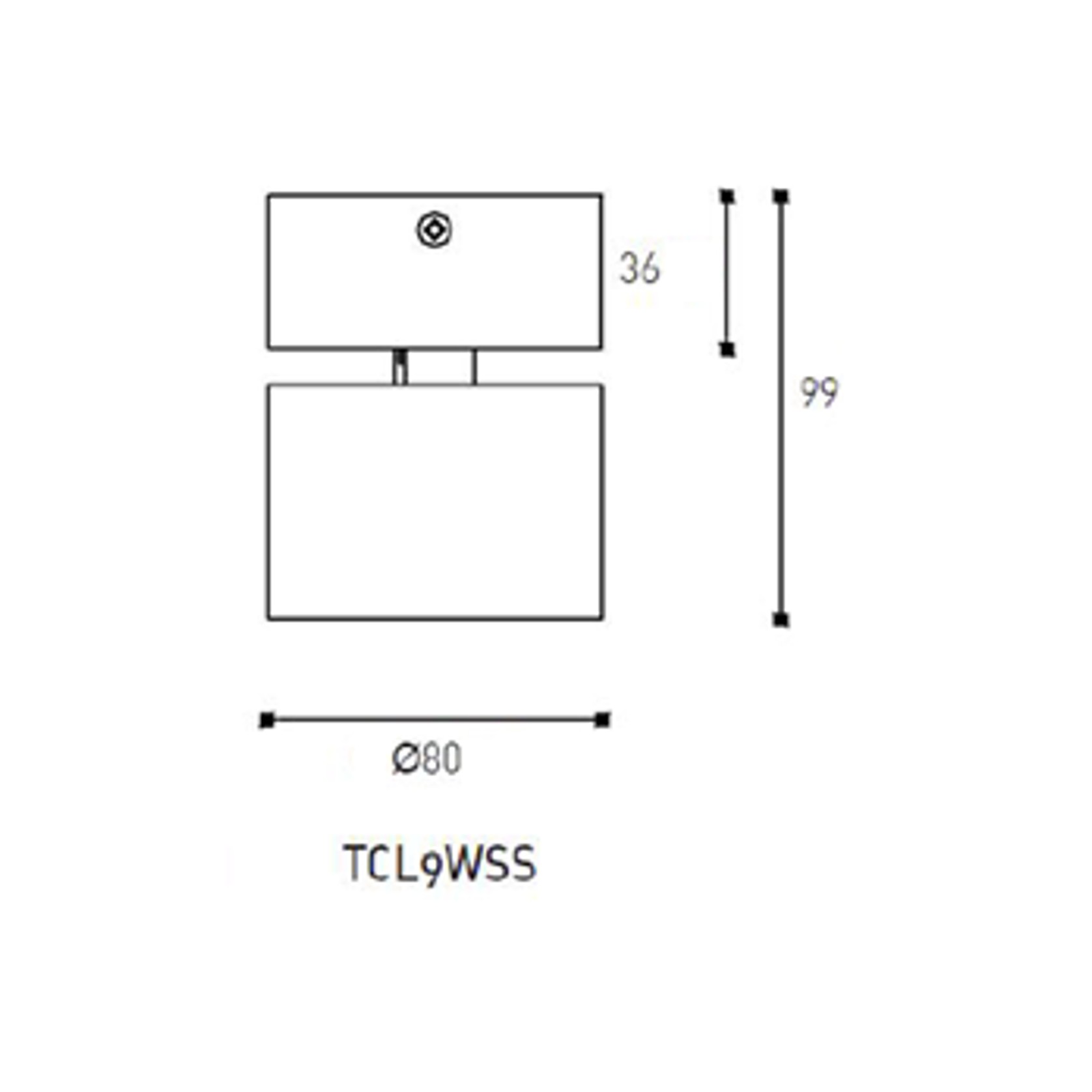 LED Surface Mounted Omni-Directional (Short) Downlight gallery detail image
