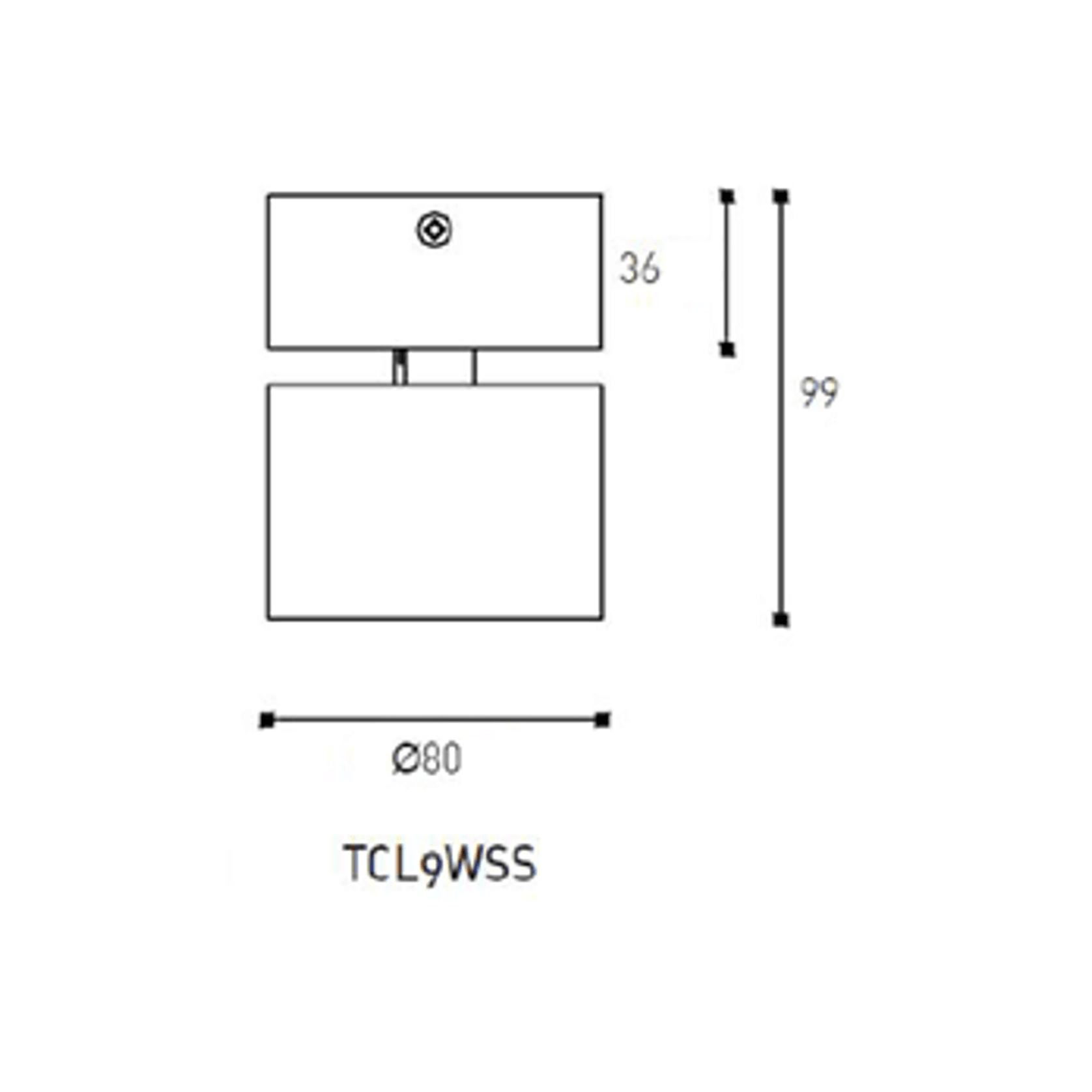 Omni Directional Can Light Surface Mounted Short gallery detail image