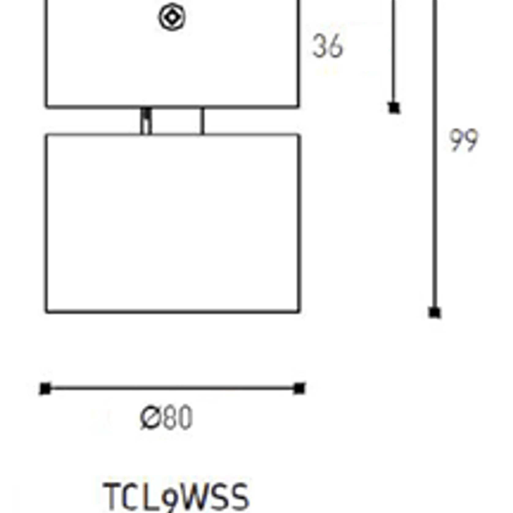 Omni Directional Can Light Surface Mounted Short gallery detail image