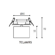 Recessed Swivel Head Omni-Directional (Short) Downlight gallery detail image