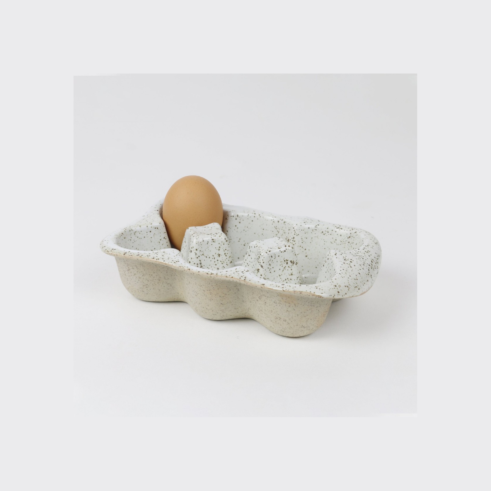 Garden to Table Egg Crate- 6 Cup White gallery detail image