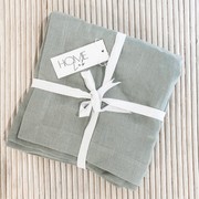 100% French Flax Linen Napkin- Set of 4 Sage gallery detail image