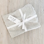 100% French Flax Linen Napkin- Set of 4 Natural Oat gallery detail image