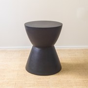 Westside Round Accent Table- Black gallery detail image