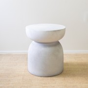 Pedestal Side Table- Stone gallery detail image
