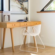 Portobello Chair Stainless Steel - White gallery detail image