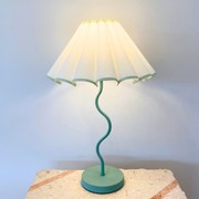 Harper Wavy Lamp- Sage gallery detail image