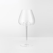 Melted Crystal Red Wine Glass- Set of 4 gallery detail image