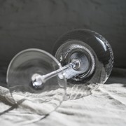 Melted Crystal Red Wine Glass- Set of 4 gallery detail image